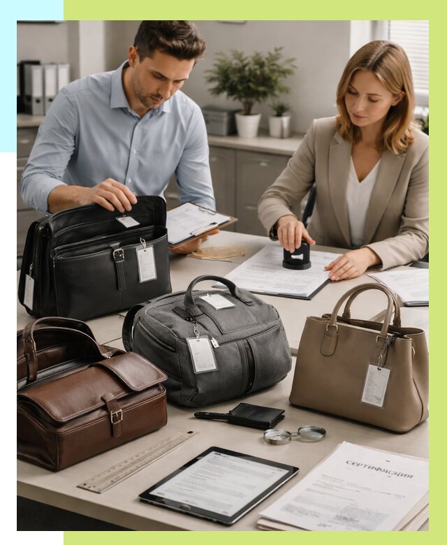 Сертификация сумок в Люберцах от 7891 руб. | Алешин-Люб