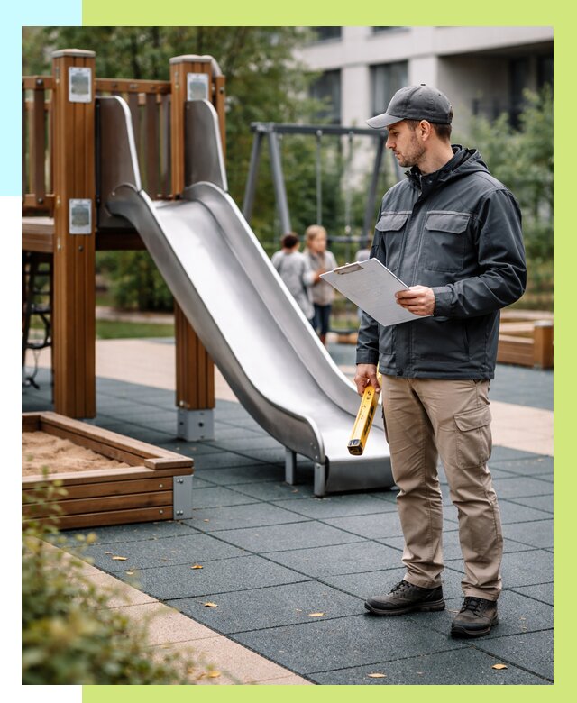 Сертификация детских площадок в Люберцах от 26303 р. | Алешин-Люб