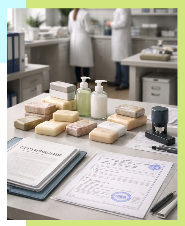 Сертификация мыла и сертификат на мыло в Люберцах от 12625 | Алешин-Люб