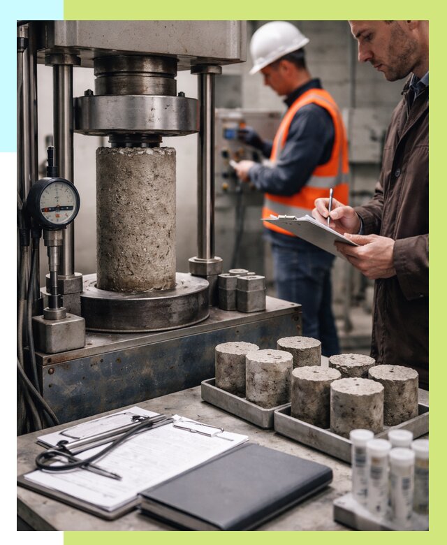 Сертификация бетона в Люберцах от 31563 р. сертификат | Алешин-Люб