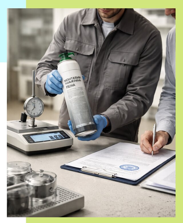 Сертификация монтажной пены в Люберцах от 15782 р. | Алешин-Люб