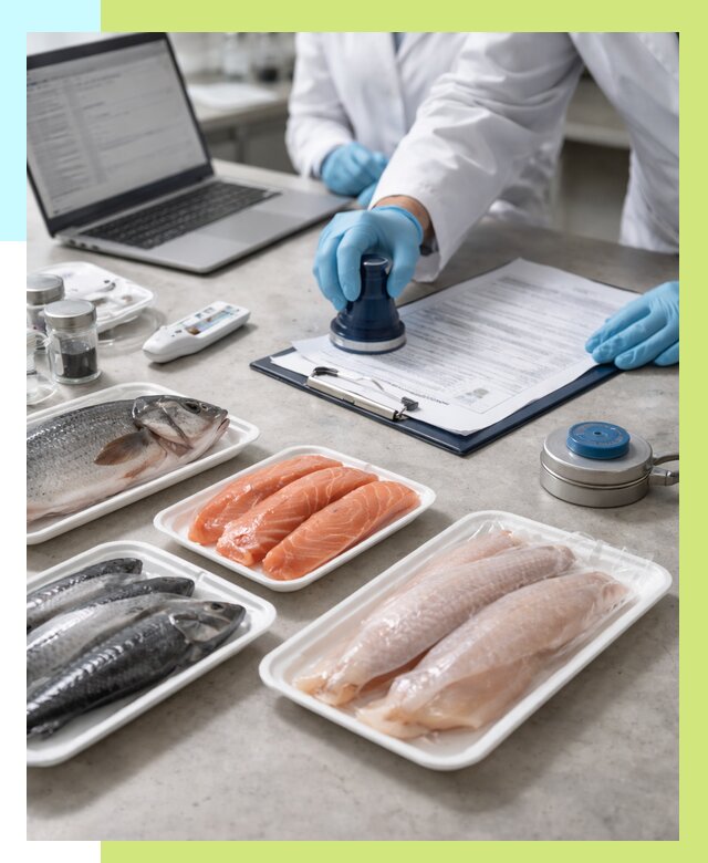 Сертификация рыбы и сертификат в Люберцах от 15782 р. | Алешин-Люб