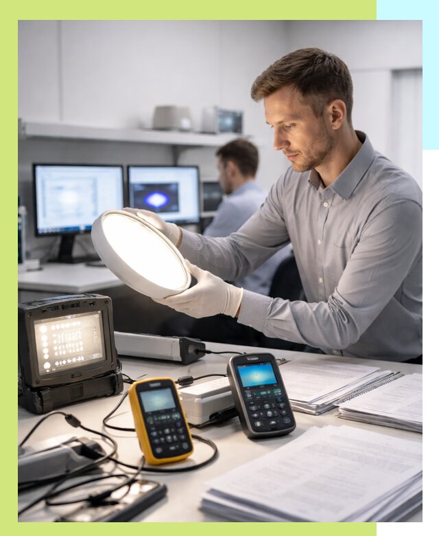 Сертификация светильников в Люберцах: испытания и оформление