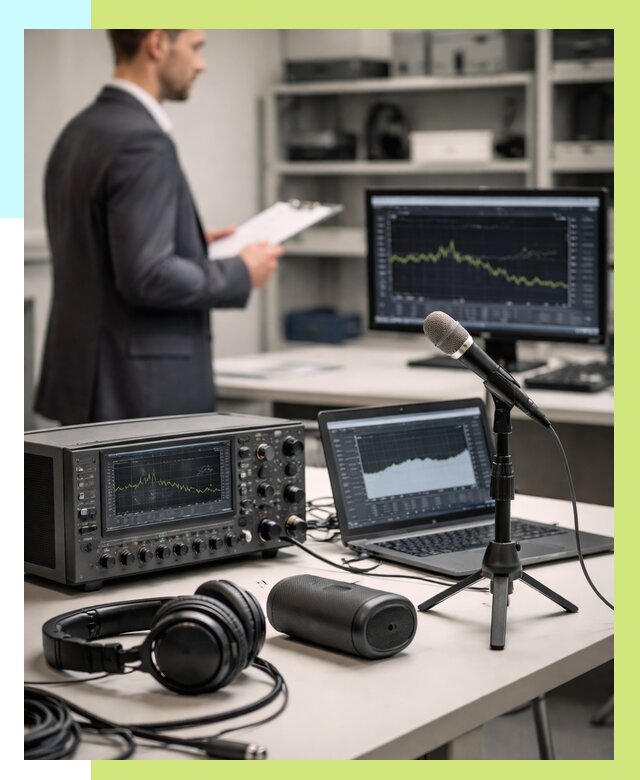 Сертификация аудиотехники в Люберцах от 15782 р., Алешин-Люб