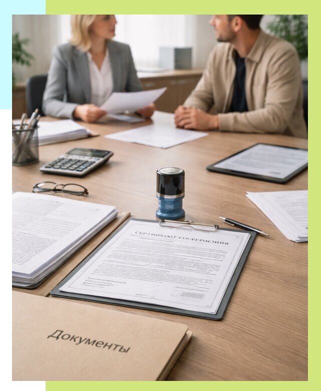 Сертификат соответствия на продукцию в Люберцах от 15782 р.|Алешин-Люб