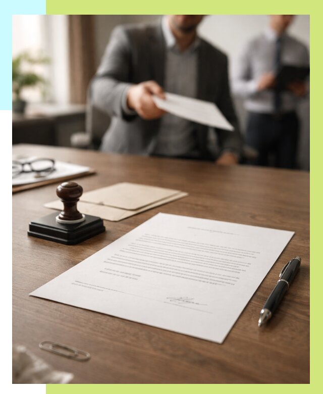 Отказное письмо по сертификации в Люберцах от 3682 р. | Алешин-Люб