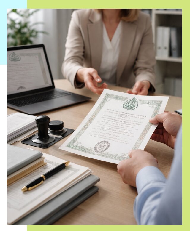 Халяль сертификат в Люберцах, получить от 15782 р. | Алешин-Люб