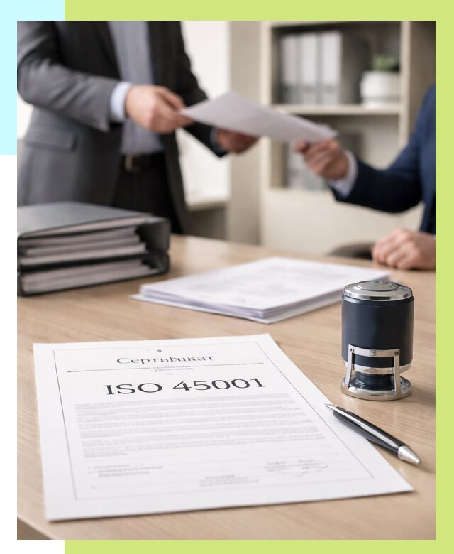 Сертификат ISO 45001 в Люберцах под ключ от 47345 р. | Алешин-Люб