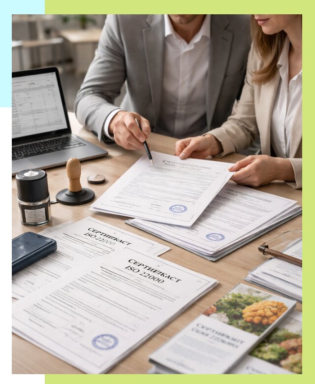 Сертификат ISO 22000 в Люберцах от 42084 р. под ключ | Алешин-Люб