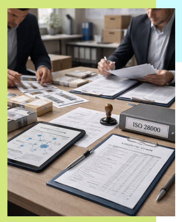 Получение сертификата ISO 28000 по безопасности цепи поставок в Люберцах