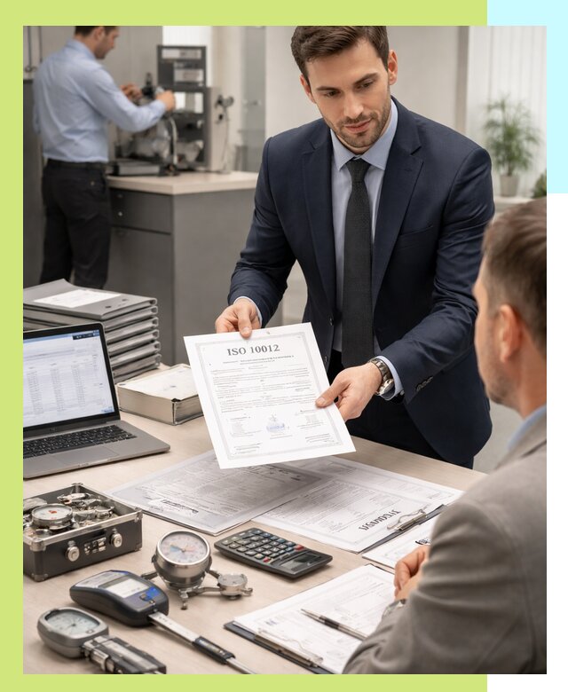 Выдача сертификата ISO 10012 по требованиям метрологии в Люберцах