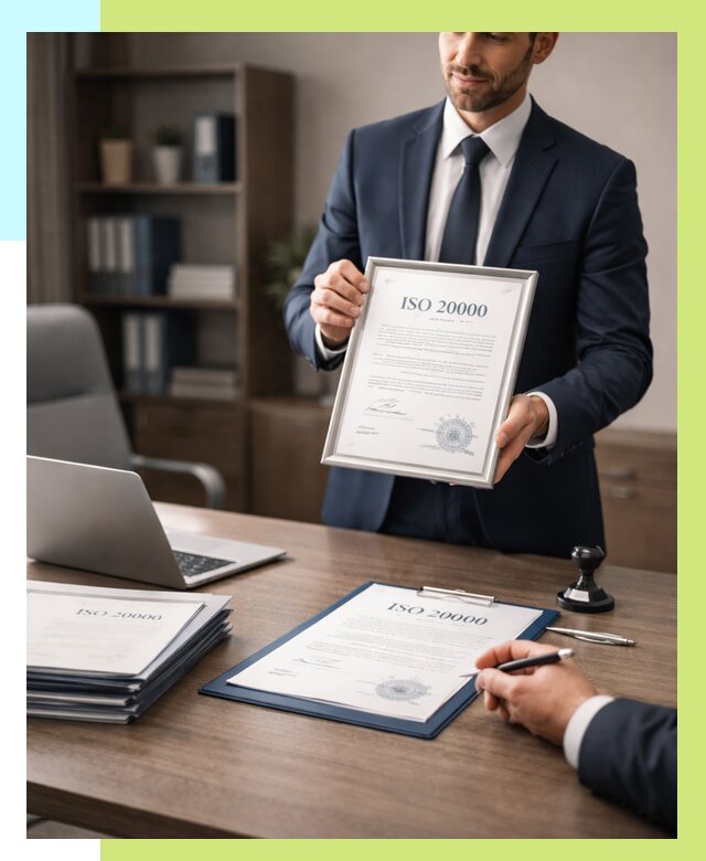 Сертификат ISO 20000 в Люберцах под ключ от 126252 р., Алешин-Люб