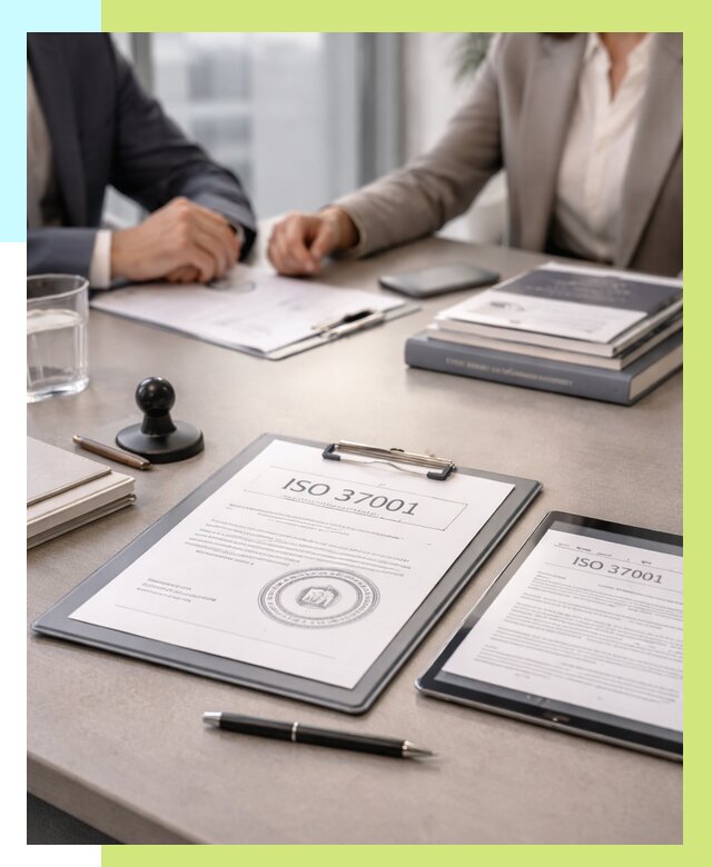 Сертификат ISO 37001 в Люберцах оформить от 126252 р. Алешин-Люб