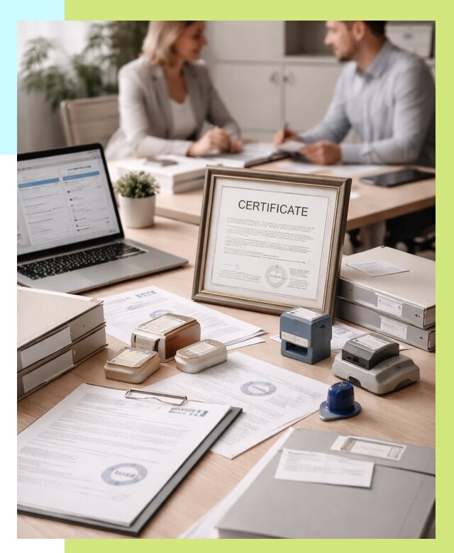 Сертификация компании в Люберцах от 47345 р. | Алешин-Люб — заказ